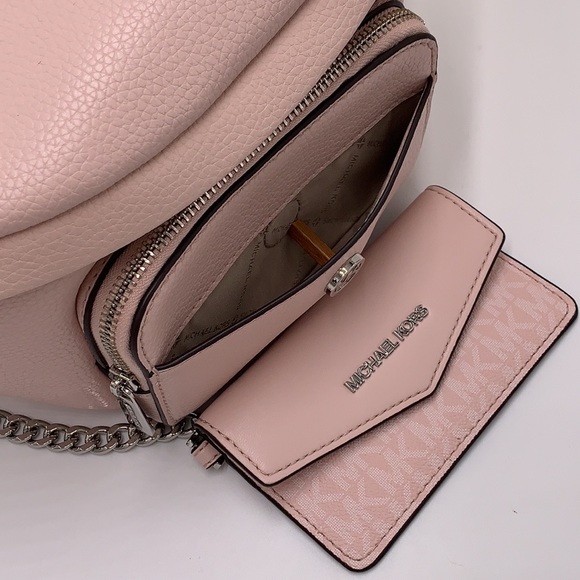 MICHAEL KORS 
Maisie Large Pebbled Leather 2-in-1 Waistpack Fannypack Crossbody - Picture 13 of 16